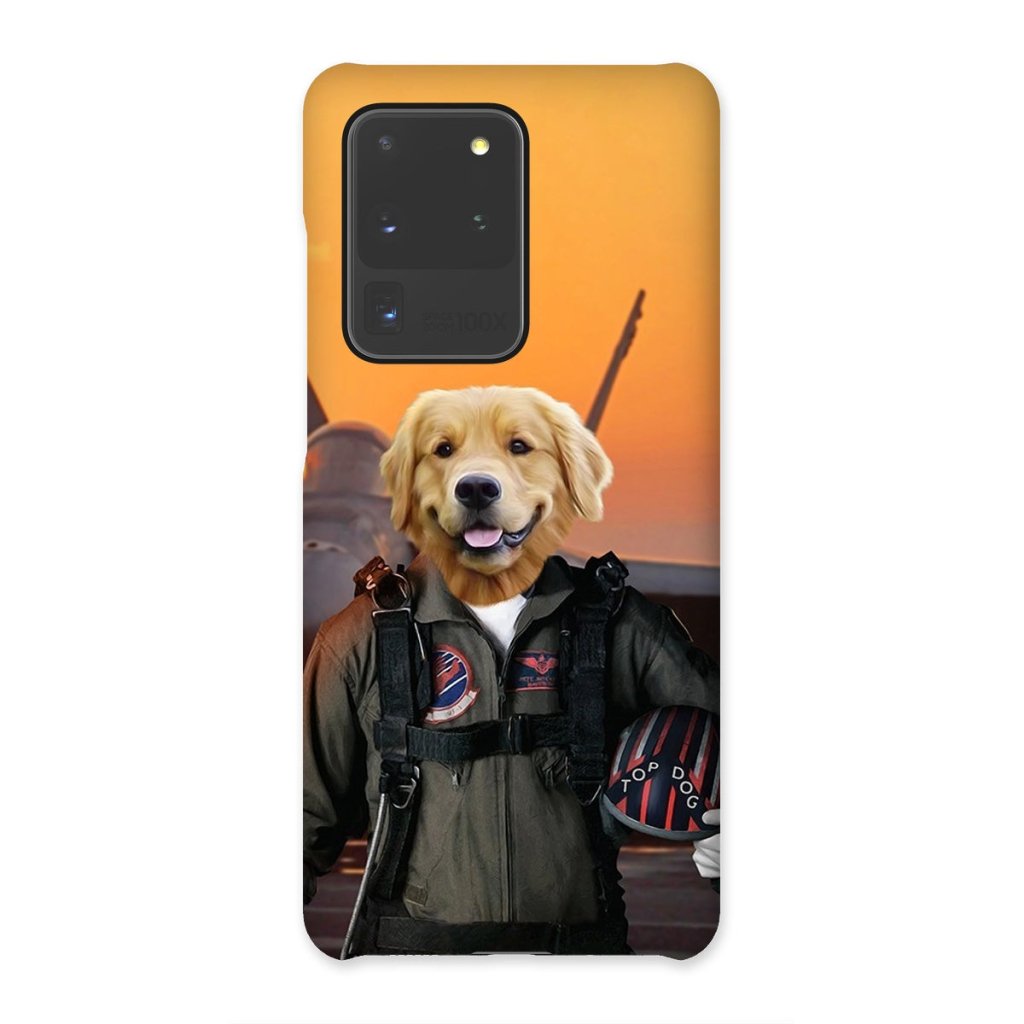 Pet Portraits | The Top Pilot: Custom Pet Phone Case | Paw & Glory