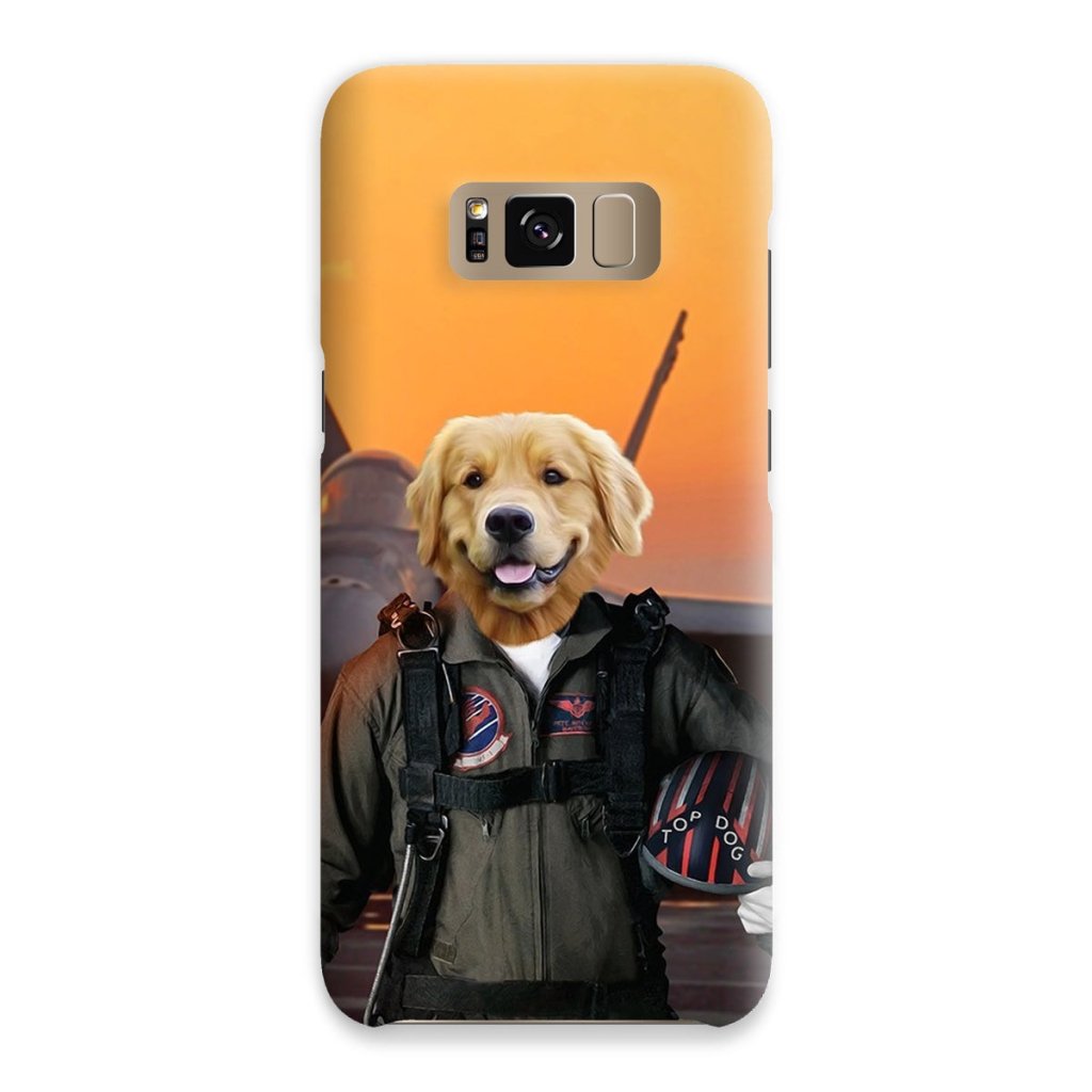 Pet Portraits | The Top Pilot: Custom Pet Phone Case | Paw & Glory