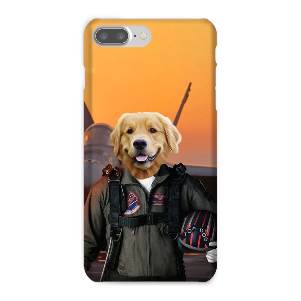 Pet Portraits | The Top Pilot: Custom Pet Phone Case | Paw & Glory