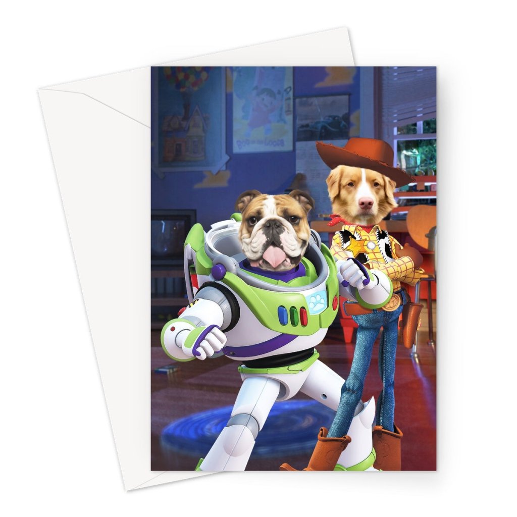 Toybox Besties Custom Pet Greeting Card | Personalised Pet Gift | Paw & Glory
