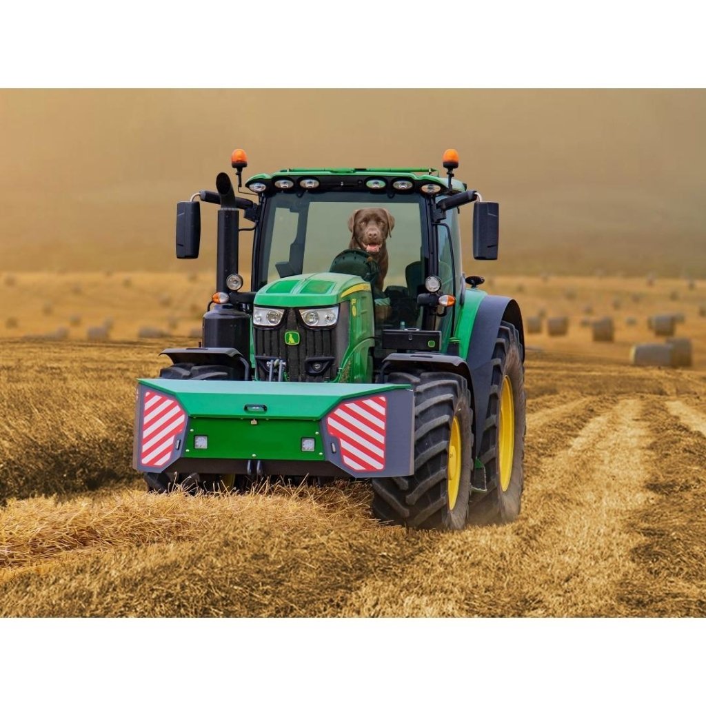 Pet Portraits | The Tractor: Custom Digital Download Pet Portrait | Paw & Glory