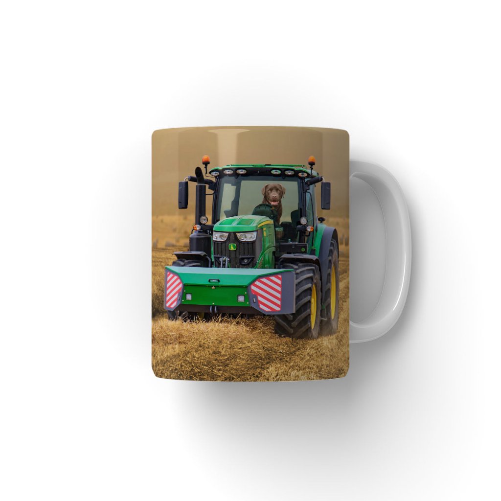 Pet Portraits | The Tractor: Custom Pet Coffee Mug | Paw & Glory