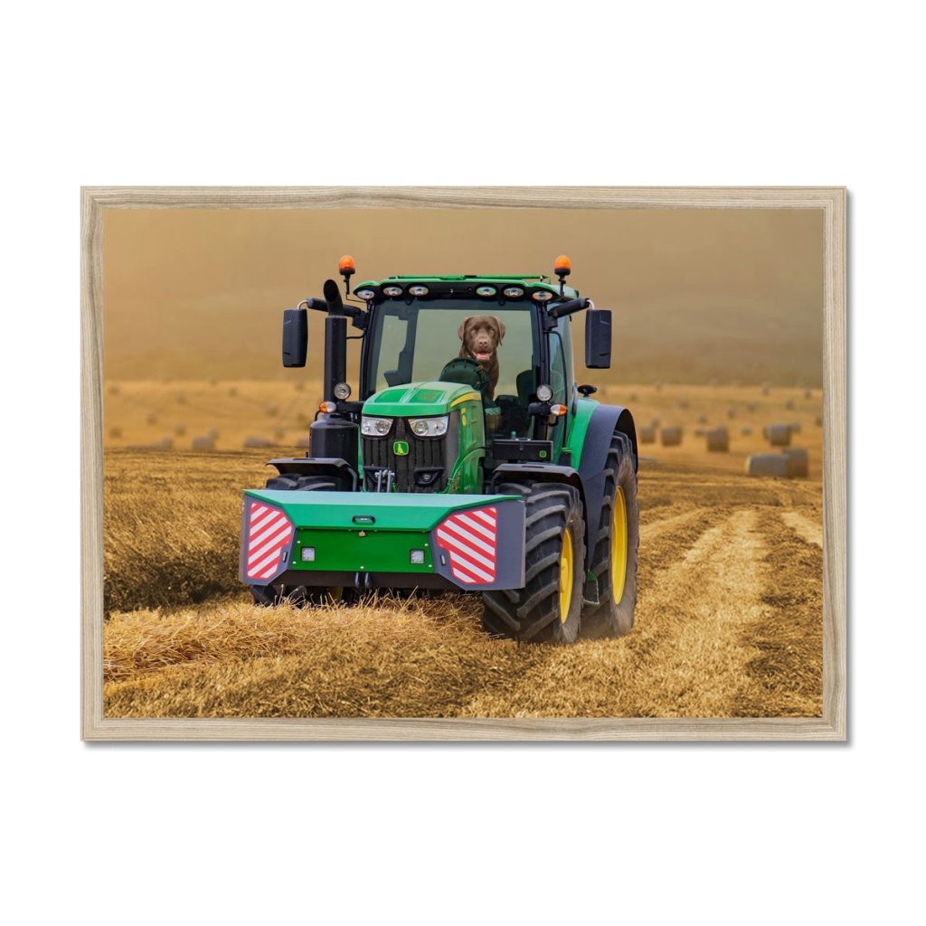 Pet Portraits | The Tractor: Custom Pet Portrait | Paw & Glory