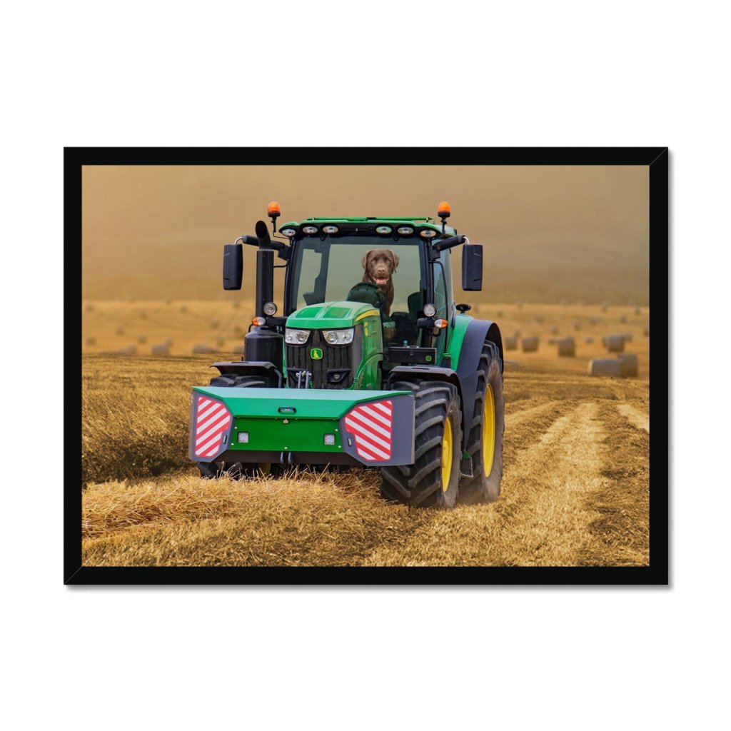 Pet Portraits | The Tractor: Custom Pet Portrait | Paw & Glory