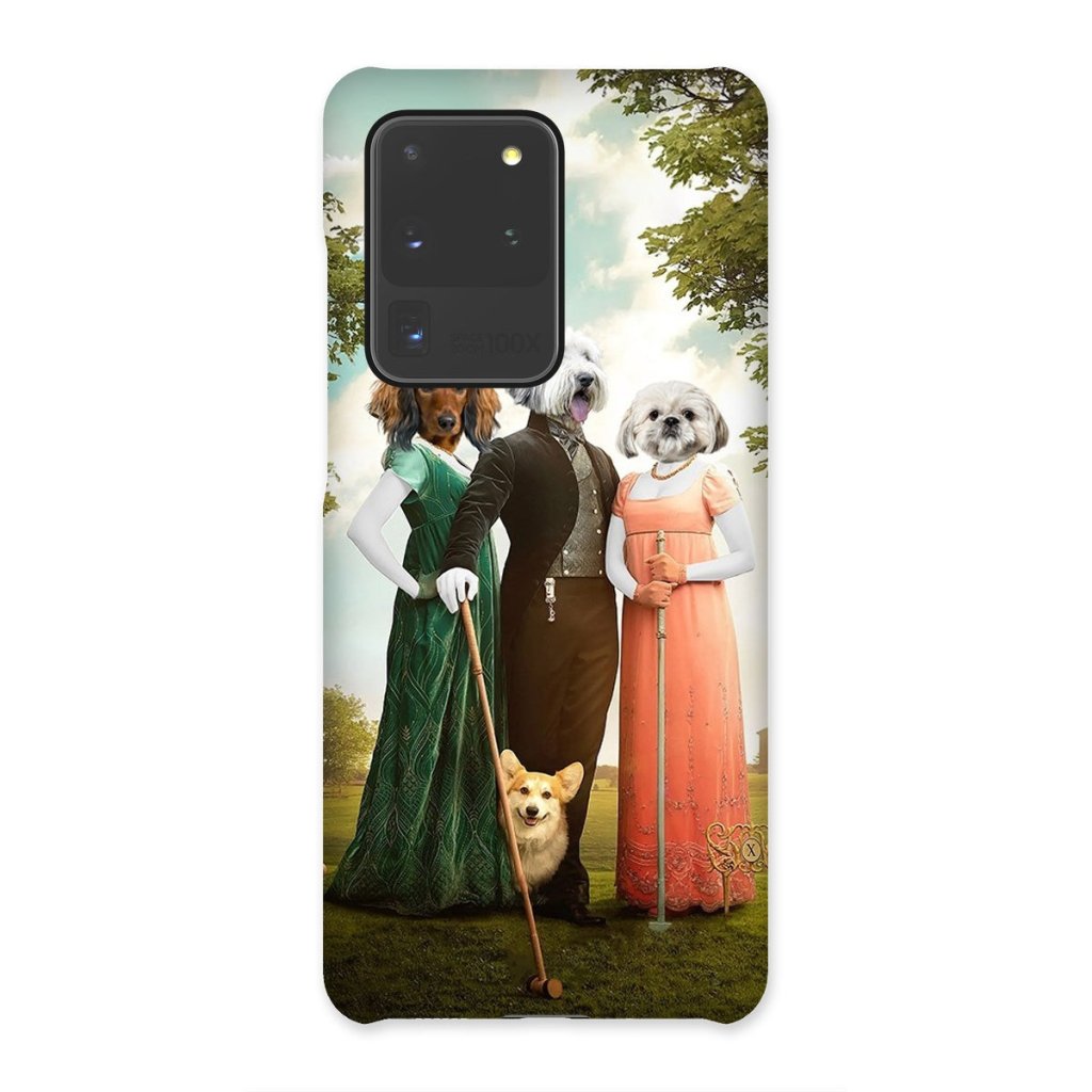 Pet Portraits | The Trio (Bridgerton Inspired): Custom Pet Phone Case | Paw & Glory