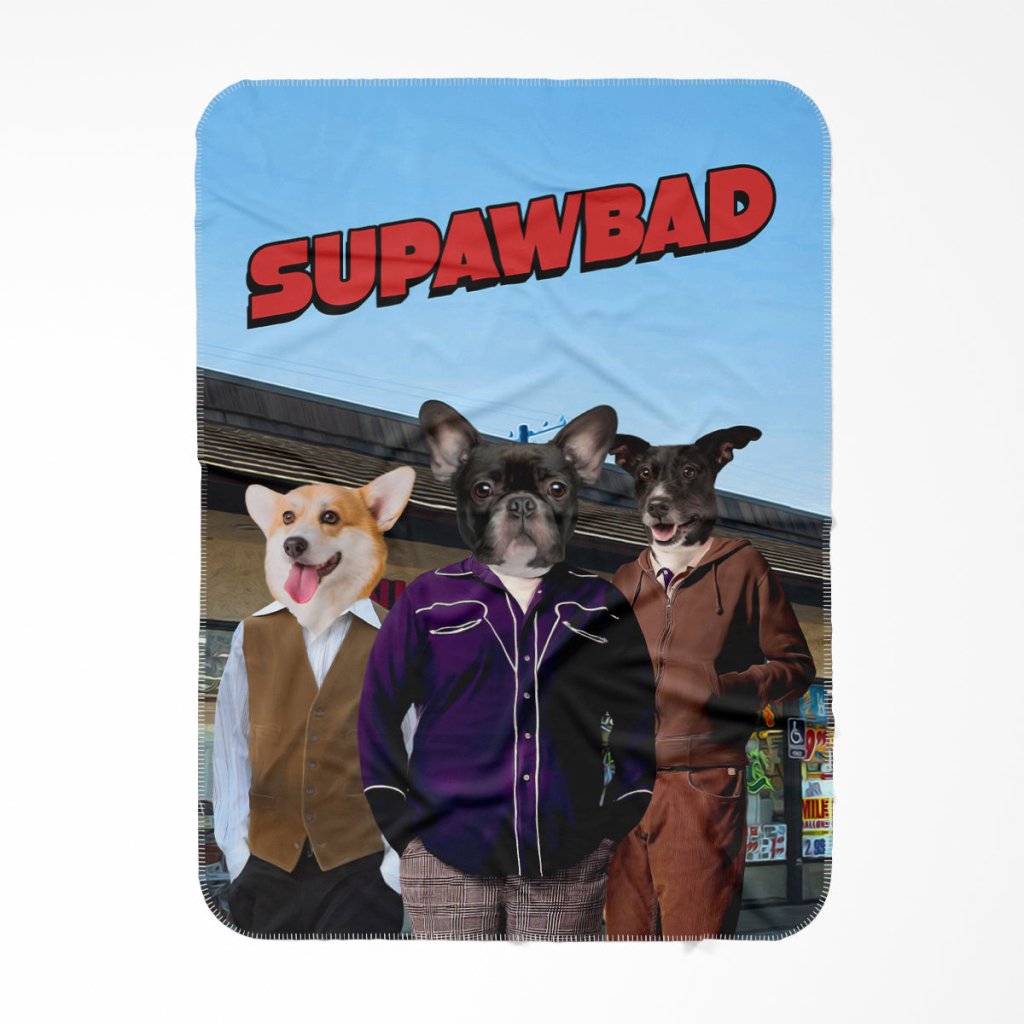Teen Comedy Trio Custom Pet Blanket | Personalized Pet Gift | Paw & Glory