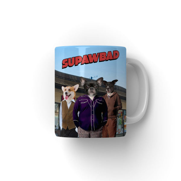 Teen Comedy Trio Custom Pet Coffee Mug | Funny Pet Portrait Gift | Paw & Glory