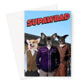 Teen Comedy Trio: Custom Pet Greeting Card