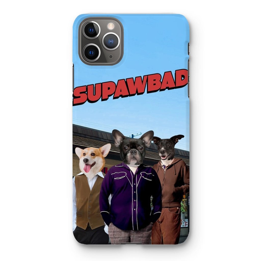 Pet Portraits | The Trio (Superbad Inspired): Custom Pet Phone Case | Paw & Glory