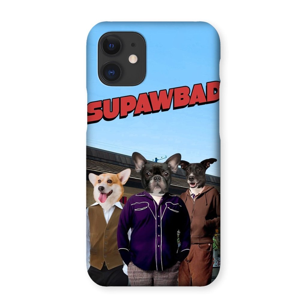 Teen Comedy Trio Custom Pet Phone Case | Custom Pet Artwork | Paw & Glory