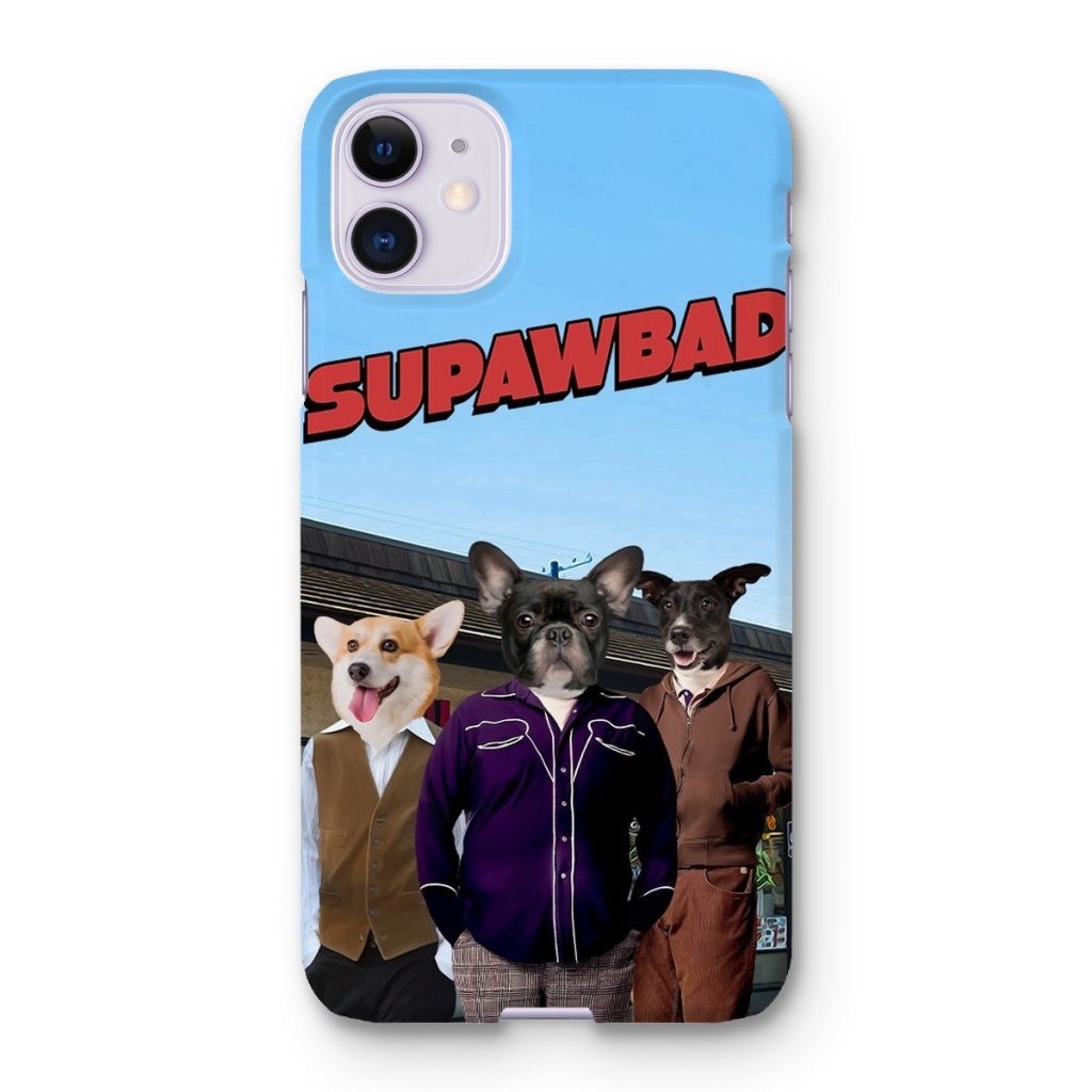 Teen Comedy Trio Custom Pet Phone Case | Custom Pet Artwork | Paw & Glory