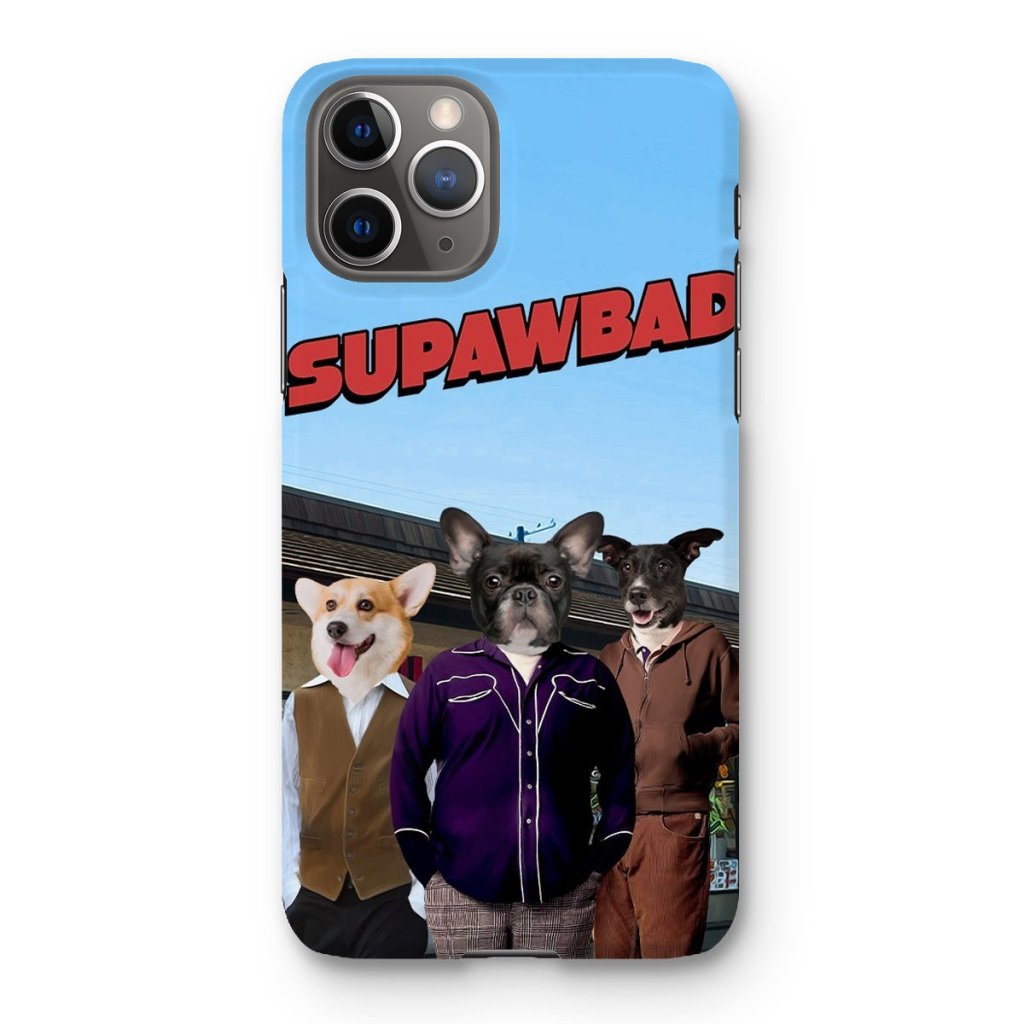 Teen Comedy Trio Custom Pet Phone Case | Custom Pet Artwork | Paw & Glory