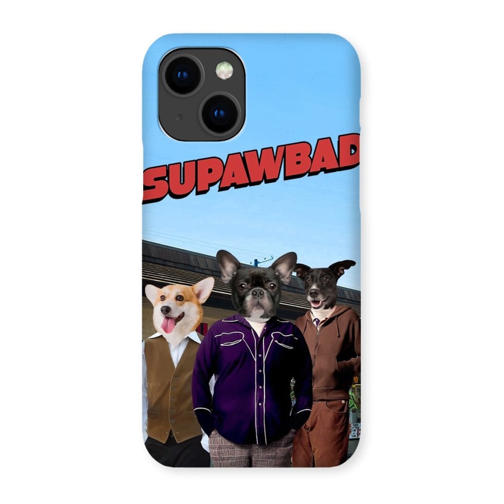 Teen Comedy Trio Custom Pet Phone Case | Custom Pet Artwork | Paw & Glory