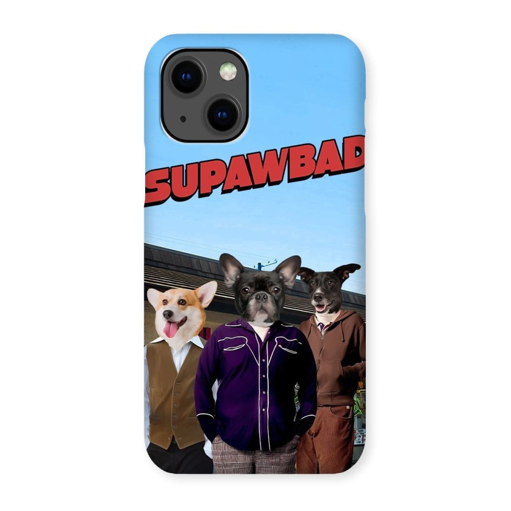 Teen Comedy Trio Custom Pet Phone Case | Custom Pet Artwork | Paw & Glory