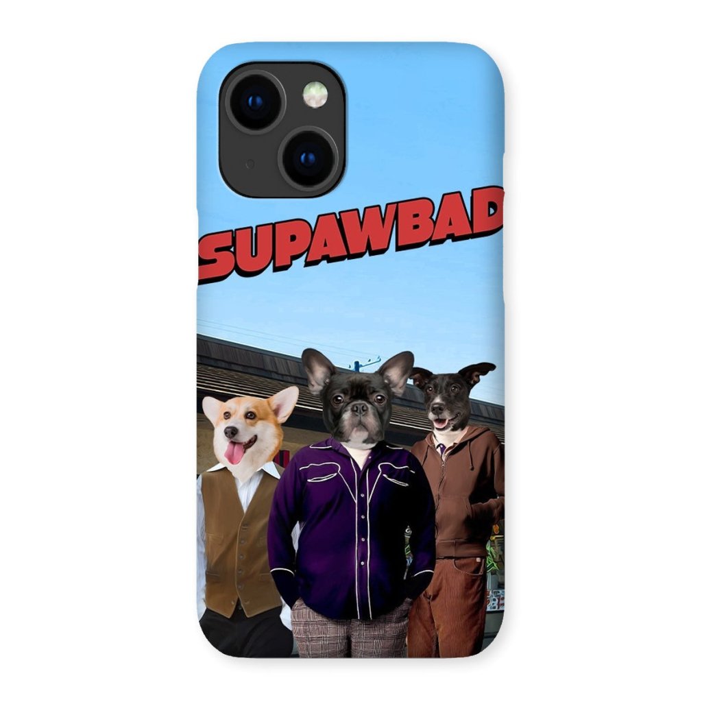 Teen Comedy Trio Custom Pet Phone Case | Custom Pet Artwork | Paw & Glory