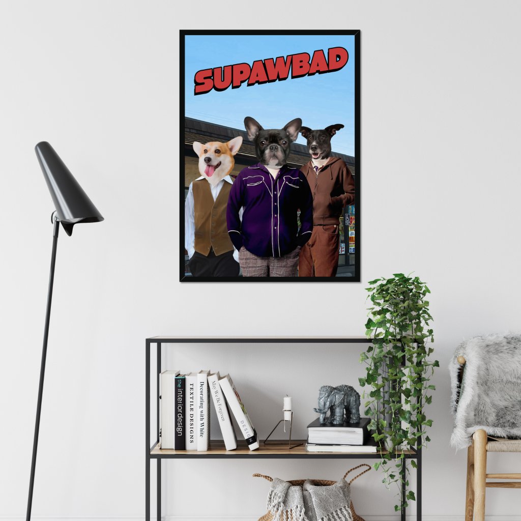 Pet Portraits | Teen Comedy Trio: Custom Pet Portrait | Paw & Glory