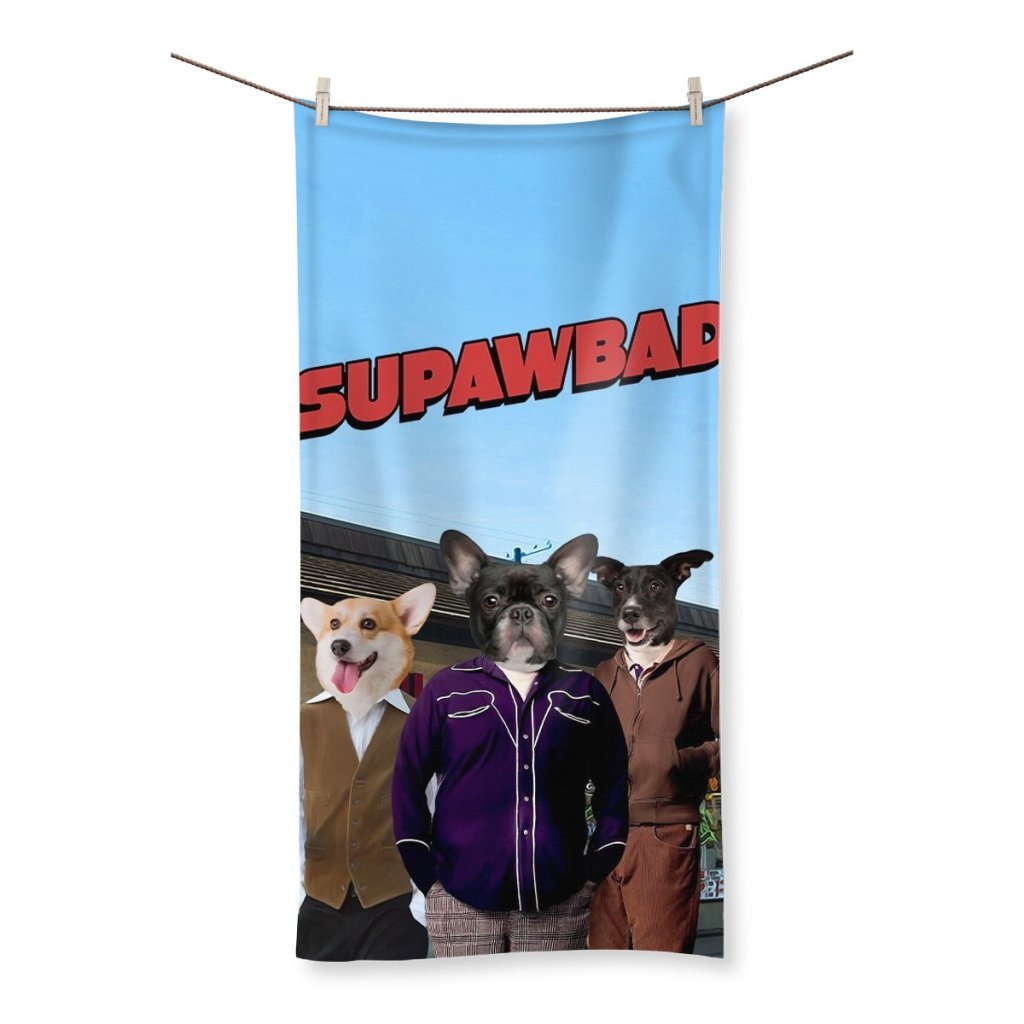 Teen Comedy Trio Custom Pet Towel | Custom Pet Portrait | Paw & Glory