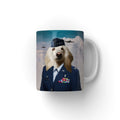 The US Female Airforce Officer: Custom Pet Coffee Mug