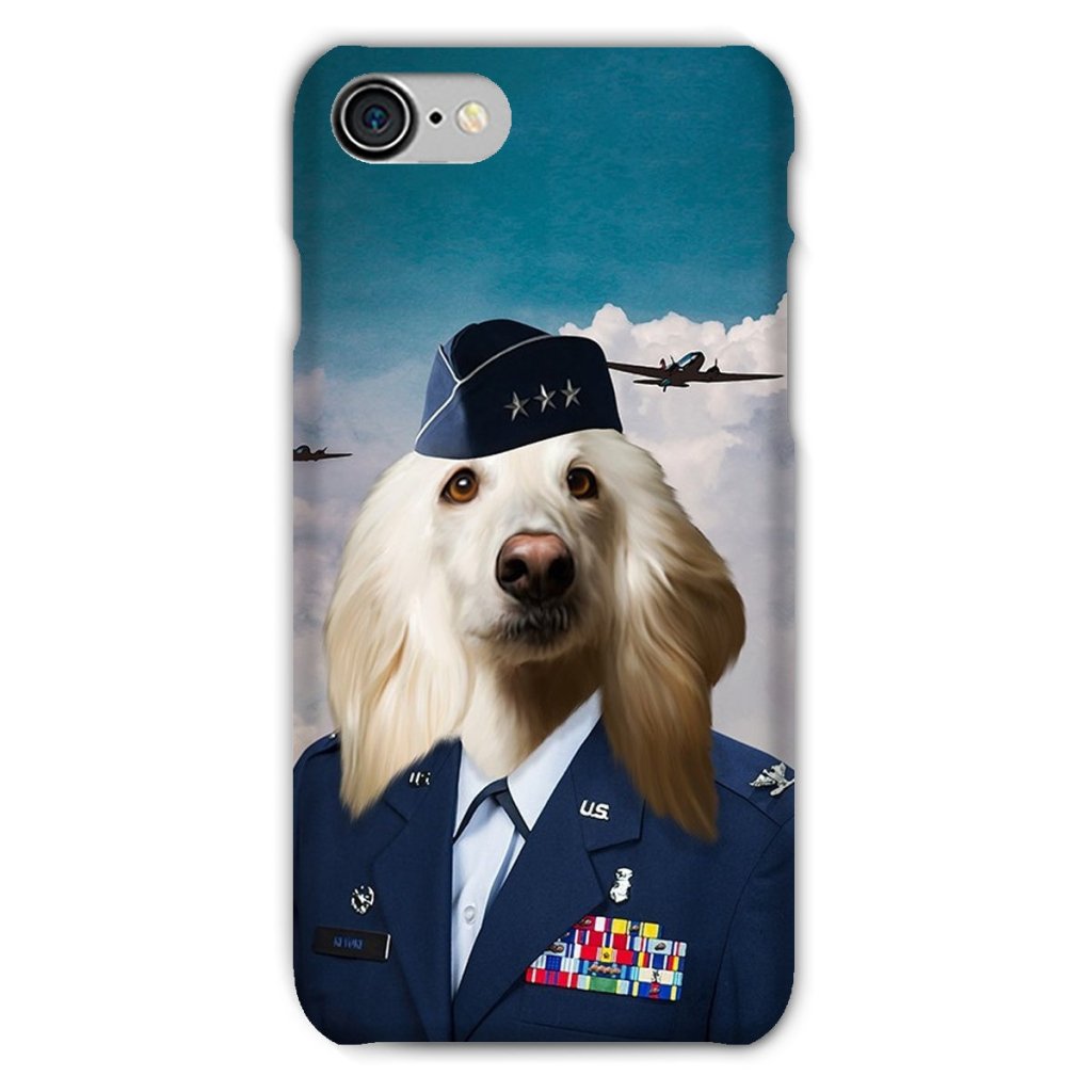Pet Portraits | The US Female Airforce Officer: Custom Pet Phone Case | Paw & Glory