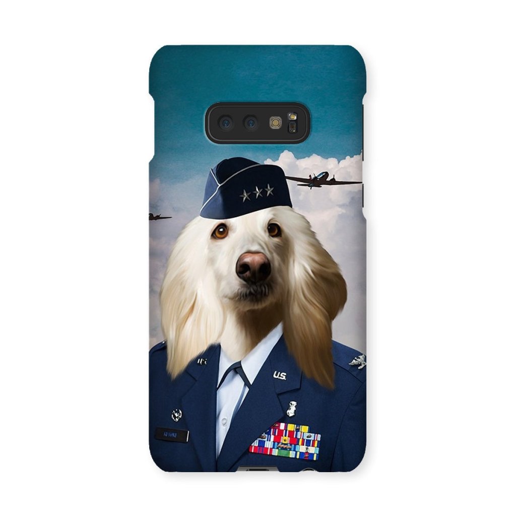 Pet Portraits | The US Female Airforce Officer: Custom Pet Phone Case | Paw & Glory
