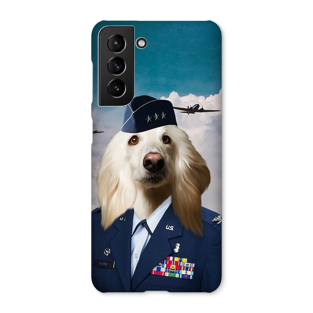 Pet Portraits | The US Female Airforce Officer: Custom Pet Phone Case | Paw & Glory