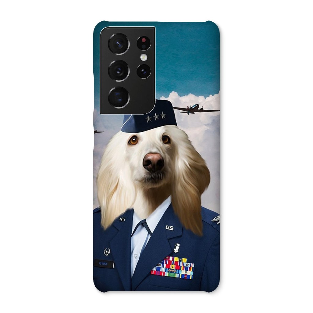Pet Portraits | The US Female Airforce Officer: Custom Pet Phone Case | Paw & Glory