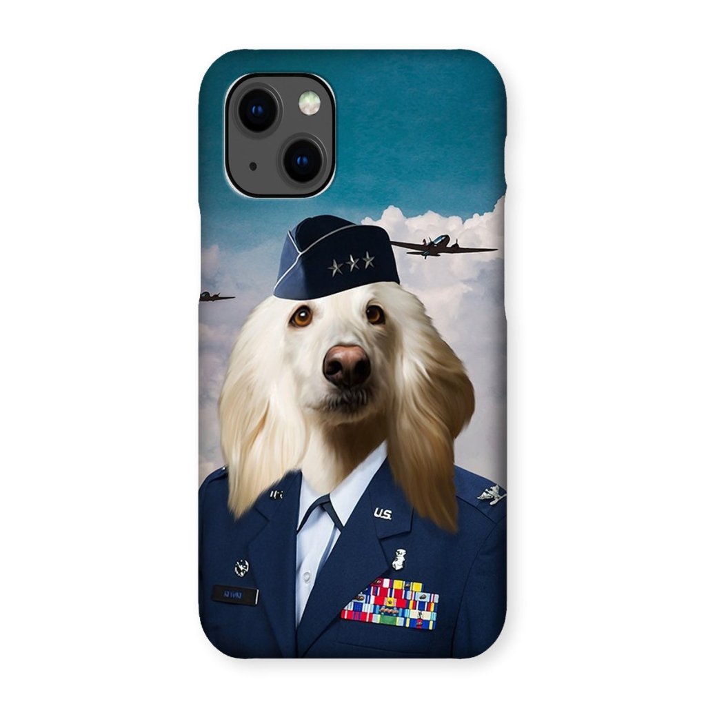 Pet Portraits | The US Female Airforce Officer: Custom Pet Phone Case | Paw & Glory