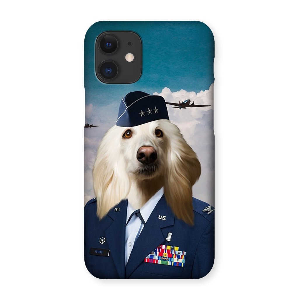 Pet Portraits | The US Female Airforce Officer: Custom Pet Phone Case | Paw & Glory