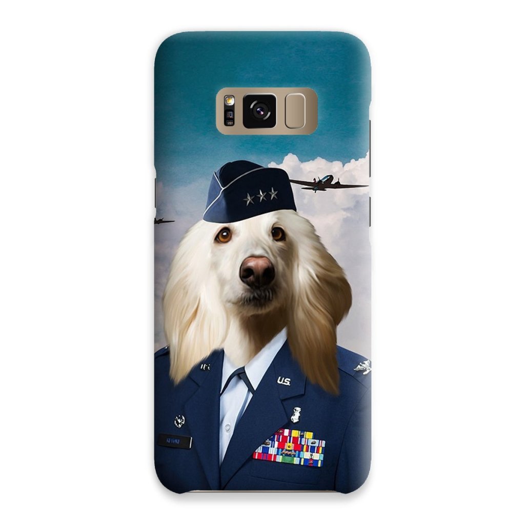 Pet Portraits | The US Female Airforce Officer: Custom Pet Phone Case | Paw & Glory