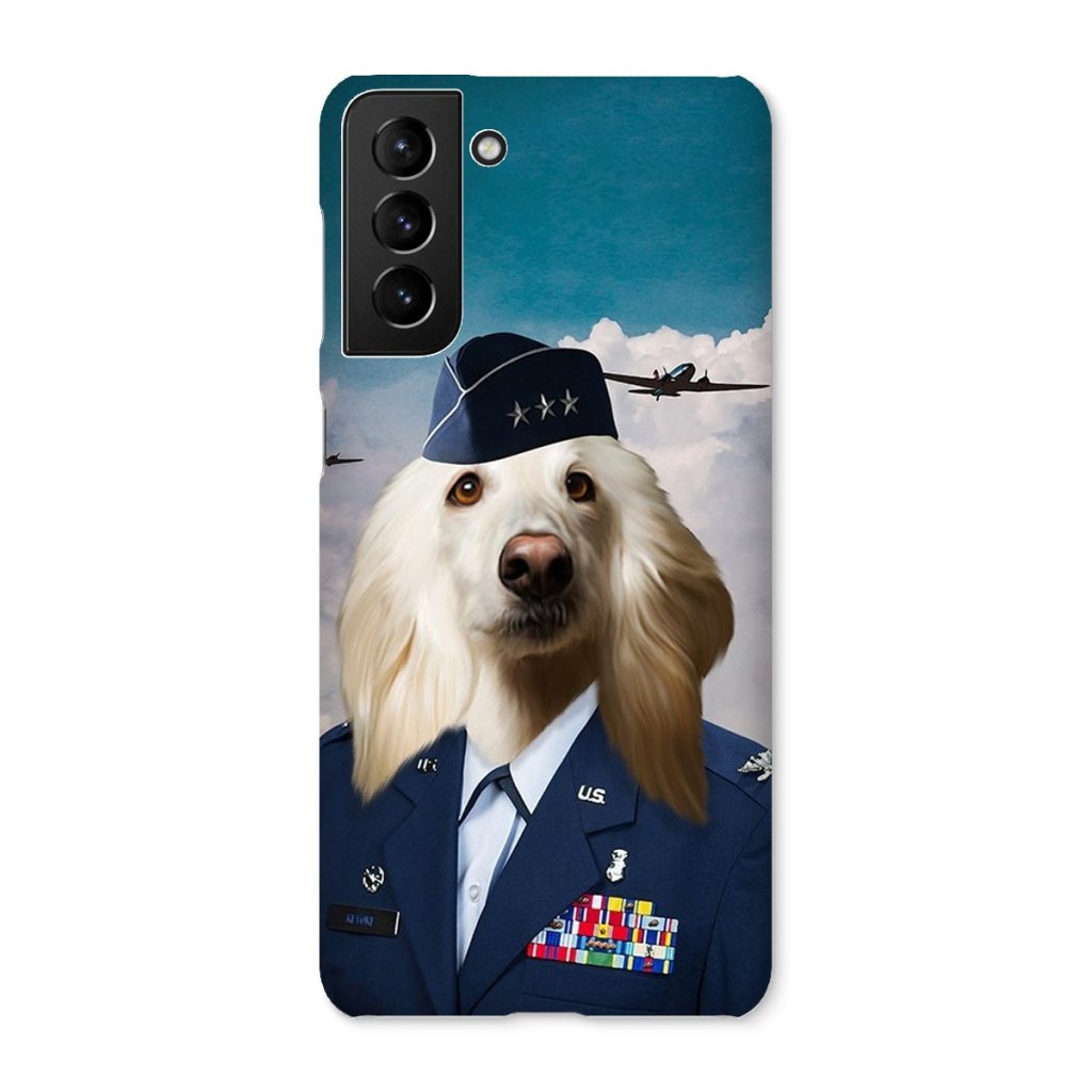 Pet Portraits | The US Female Airforce Officer: Custom Pet Phone Case | Paw & Glory