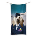 The US Female Airforce Officer: Custom Pet Towel
