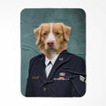 The US Female Navy Officer: Custom Pet Blanket