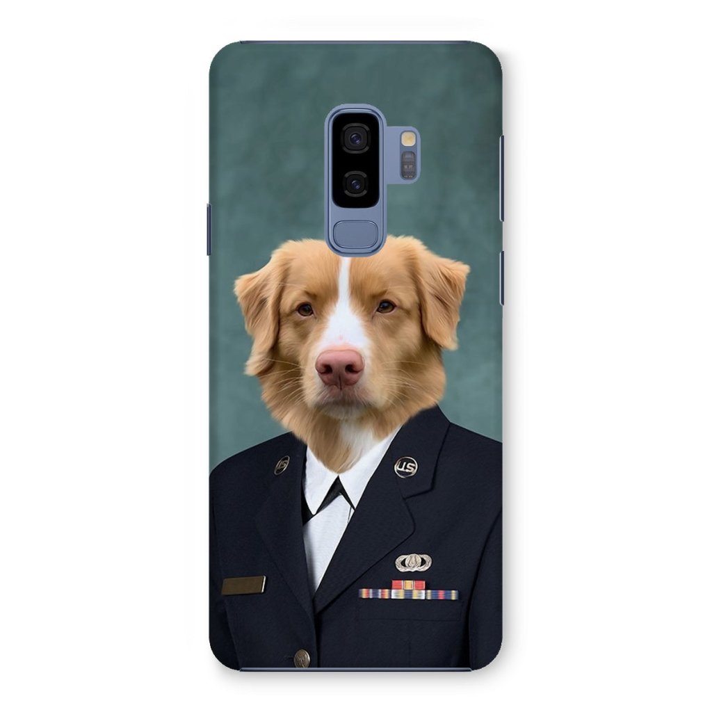 Pet Portraits | The US Female Navy Officer: Custom Pet Phone Case | Paw & Glory
