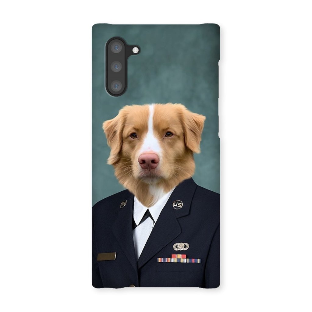 Pet Portraits | The US Female Navy Officer: Custom Pet Phone Case | Paw & Glory
