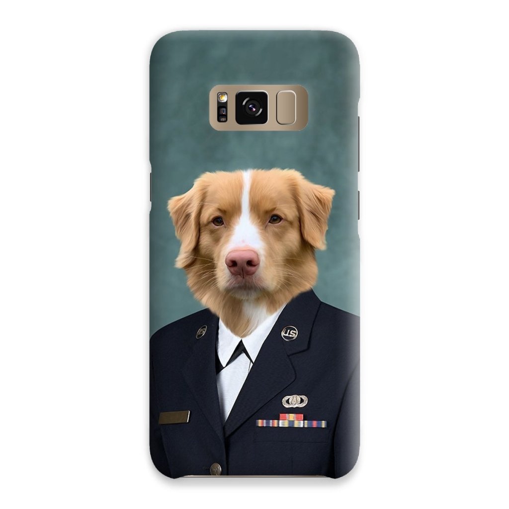Pet Portraits | The US Female Navy Officer: Custom Pet Phone Case | Paw & Glory