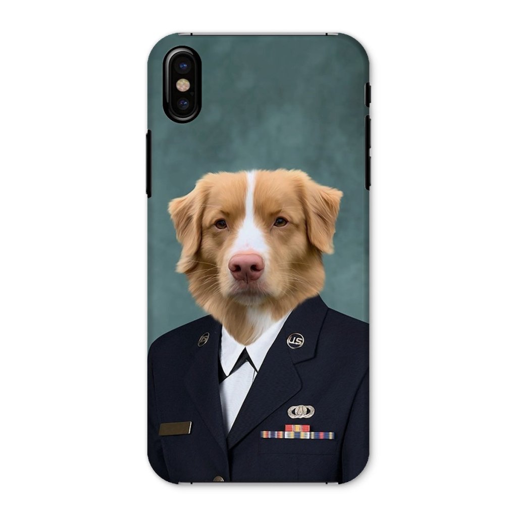 Pet Portraits | The US Female Navy Officer: Custom Pet Phone Case | Paw & Glory