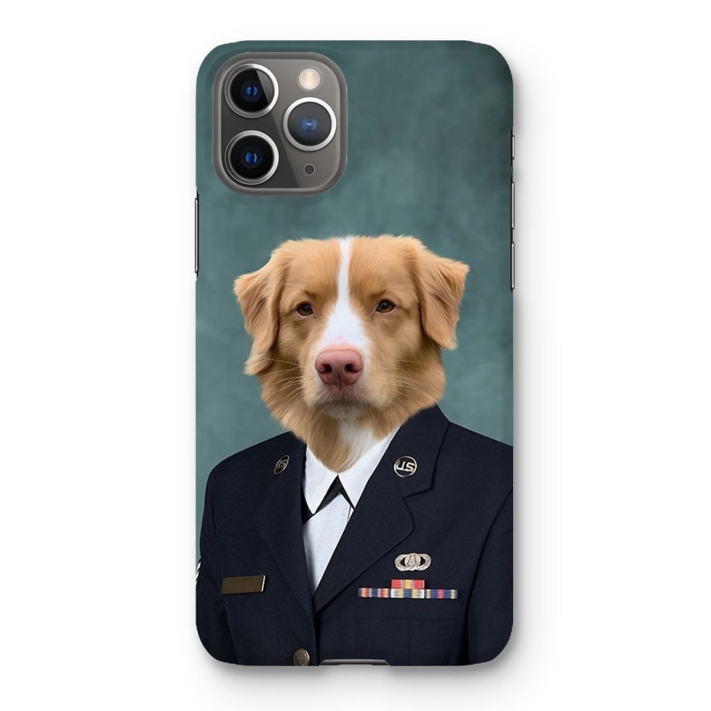 Pet Portraits | The US Female Navy Officer: Custom Pet Phone Case | Paw & Glory