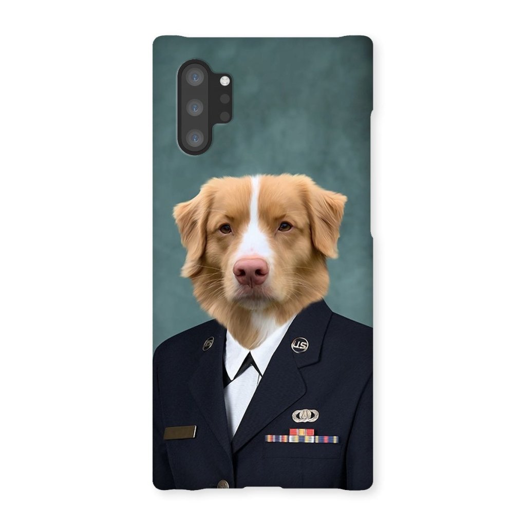 Pet Portraits | The US Female Navy Officer: Custom Pet Phone Case | Paw & Glory