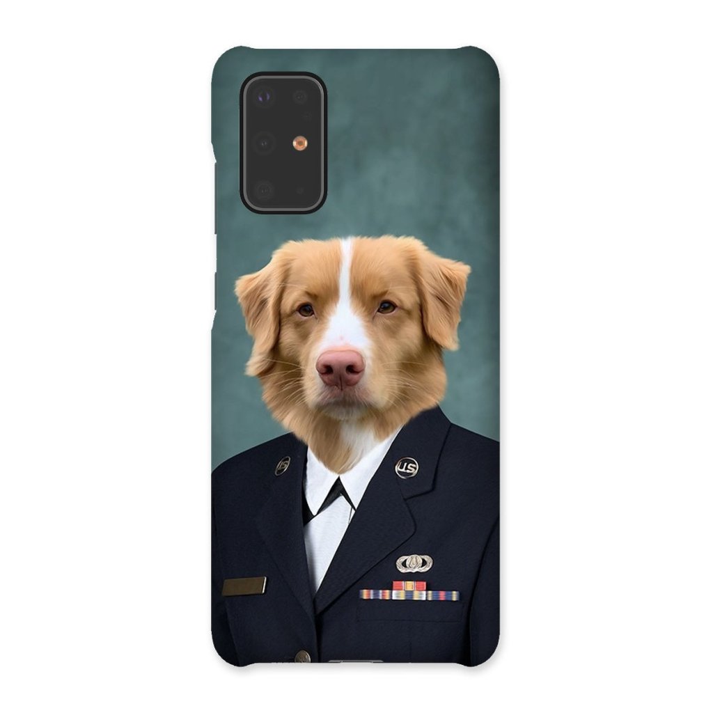 Pet Portraits | The US Female Navy Officer: Custom Pet Phone Case | Paw & Glory
