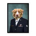 The US Female Navy Officer: Custom Pet Portrait