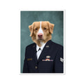 The US Female Navy Officer: Custom Pet Poster