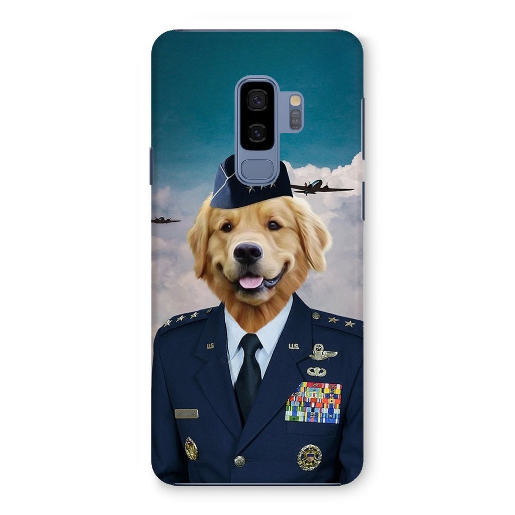 Pet Portraits | The US Male Airforce Officer: Custom Pet Phone Case | Paw & Glory