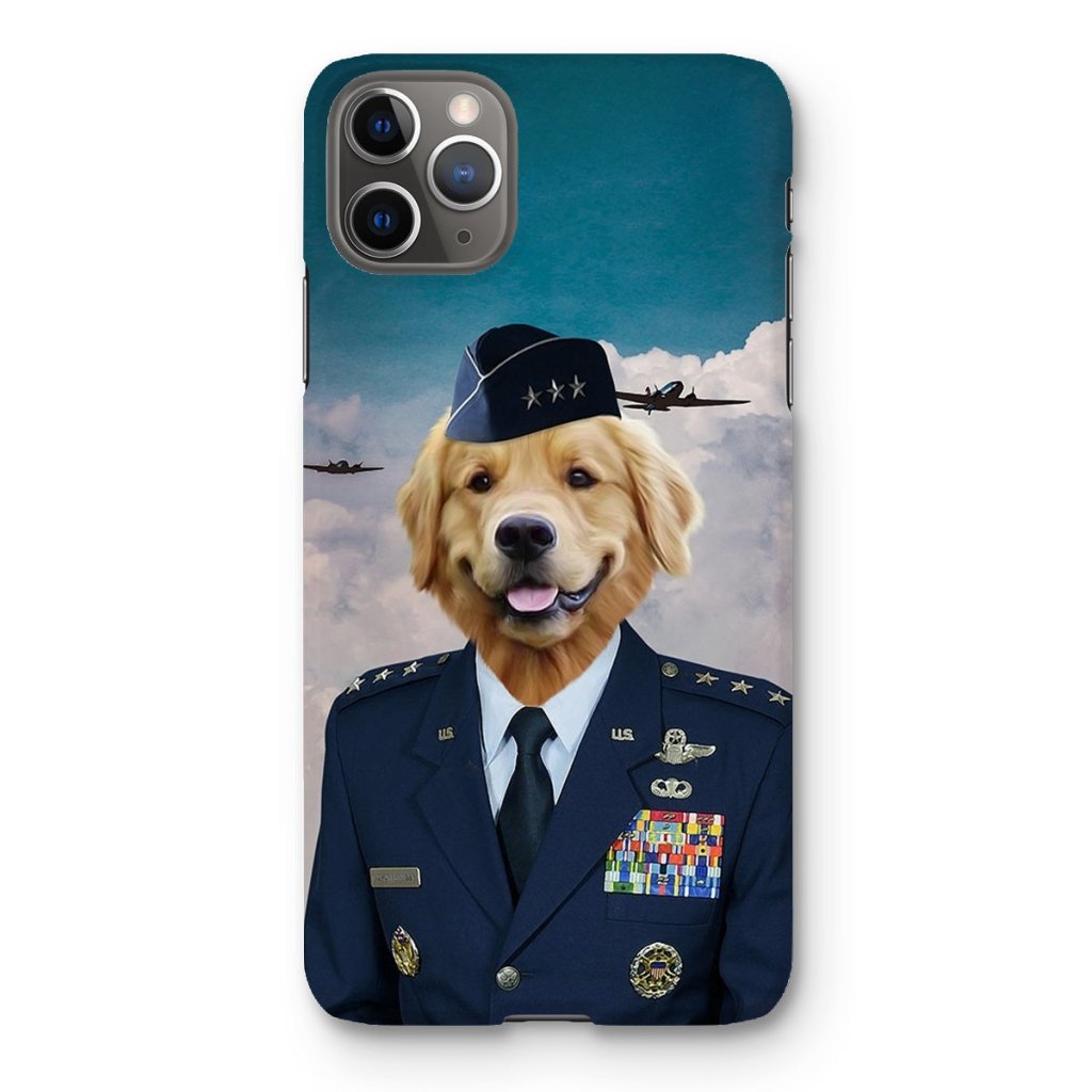 Pet Portraits | The US Male Airforce Officer: Custom Pet Phone Case | Paw & Glory