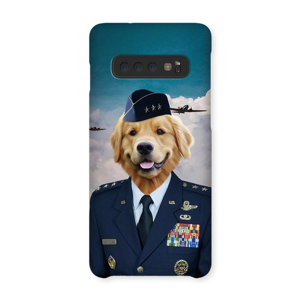 Pet Portraits | The US Male Airforce Officer: Custom Pet Phone Case | Paw & Glory