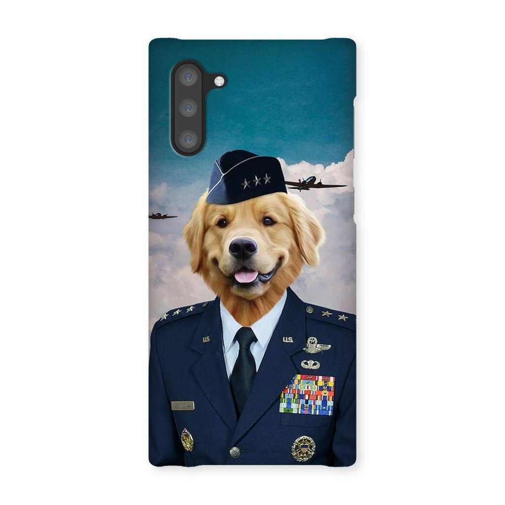 Pet Portraits | The US Male Airforce Officer: Custom Pet Phone Case | Paw & Glory