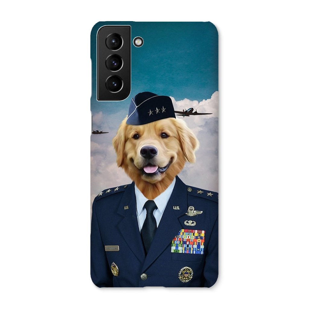 Pet Portraits | The US Male Airforce Officer: Custom Pet Phone Case | Paw & Glory