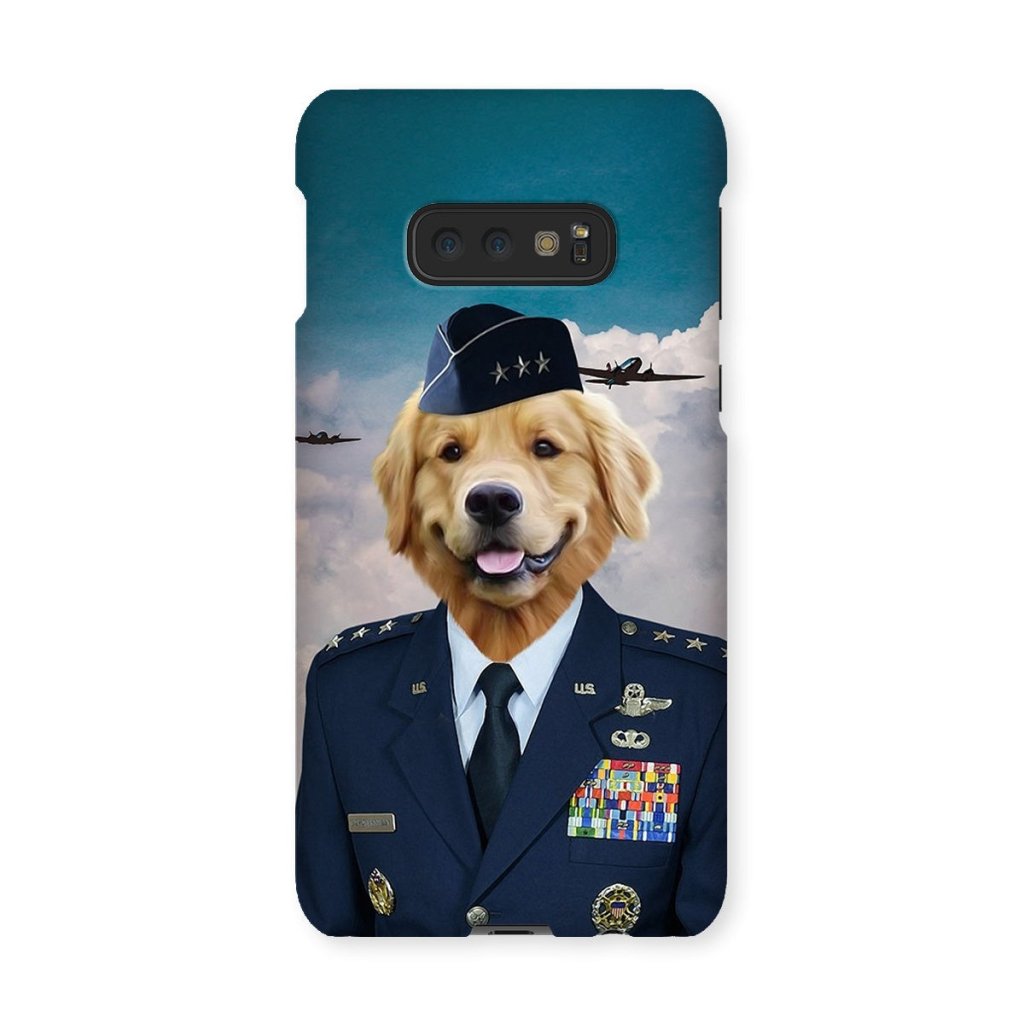 Pet Portraits | The US Male Airforce Officer: Custom Pet Phone Case | Paw & Glory
