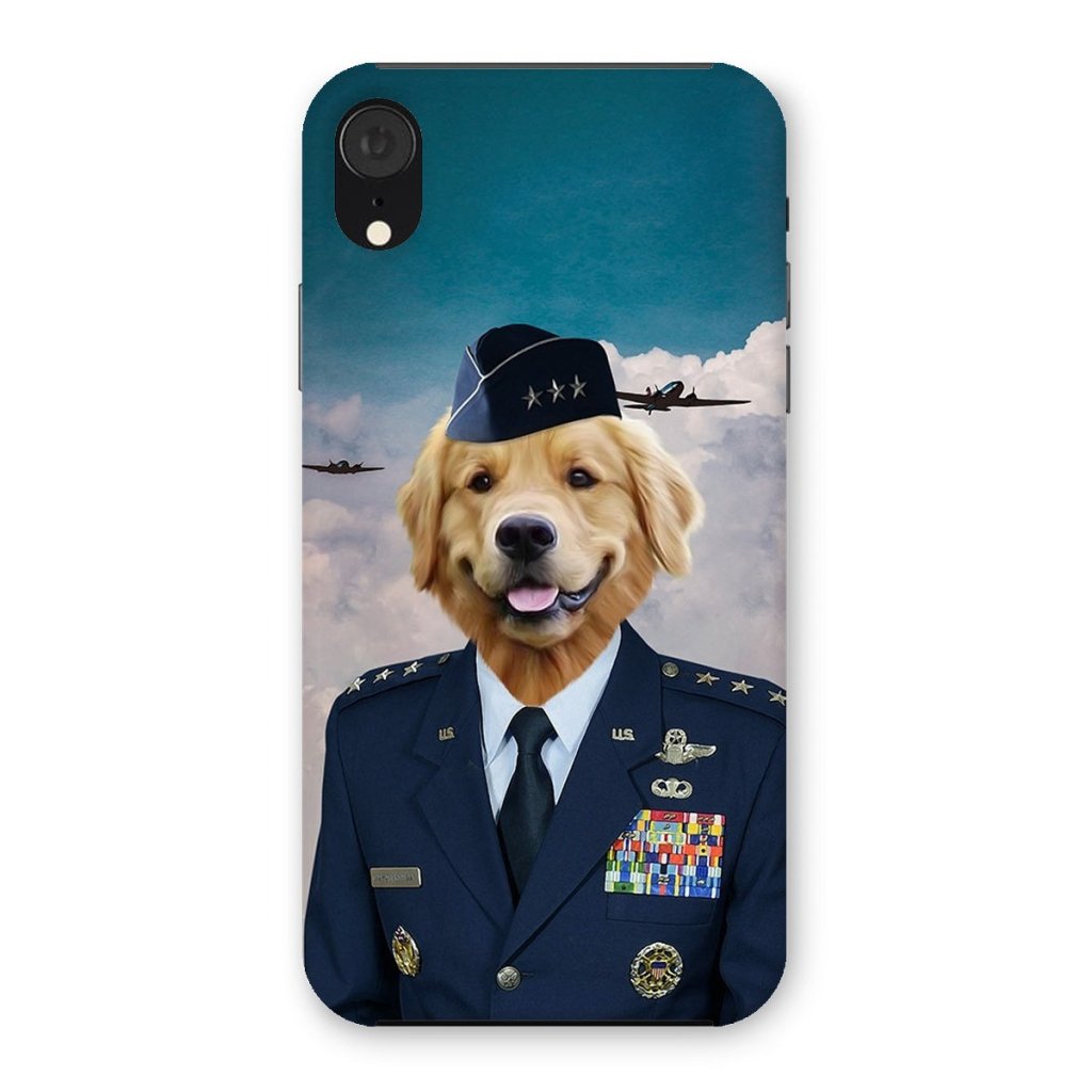 Pet Portraits | The US Male Airforce Officer: Custom Pet Phone Case | Paw & Glory