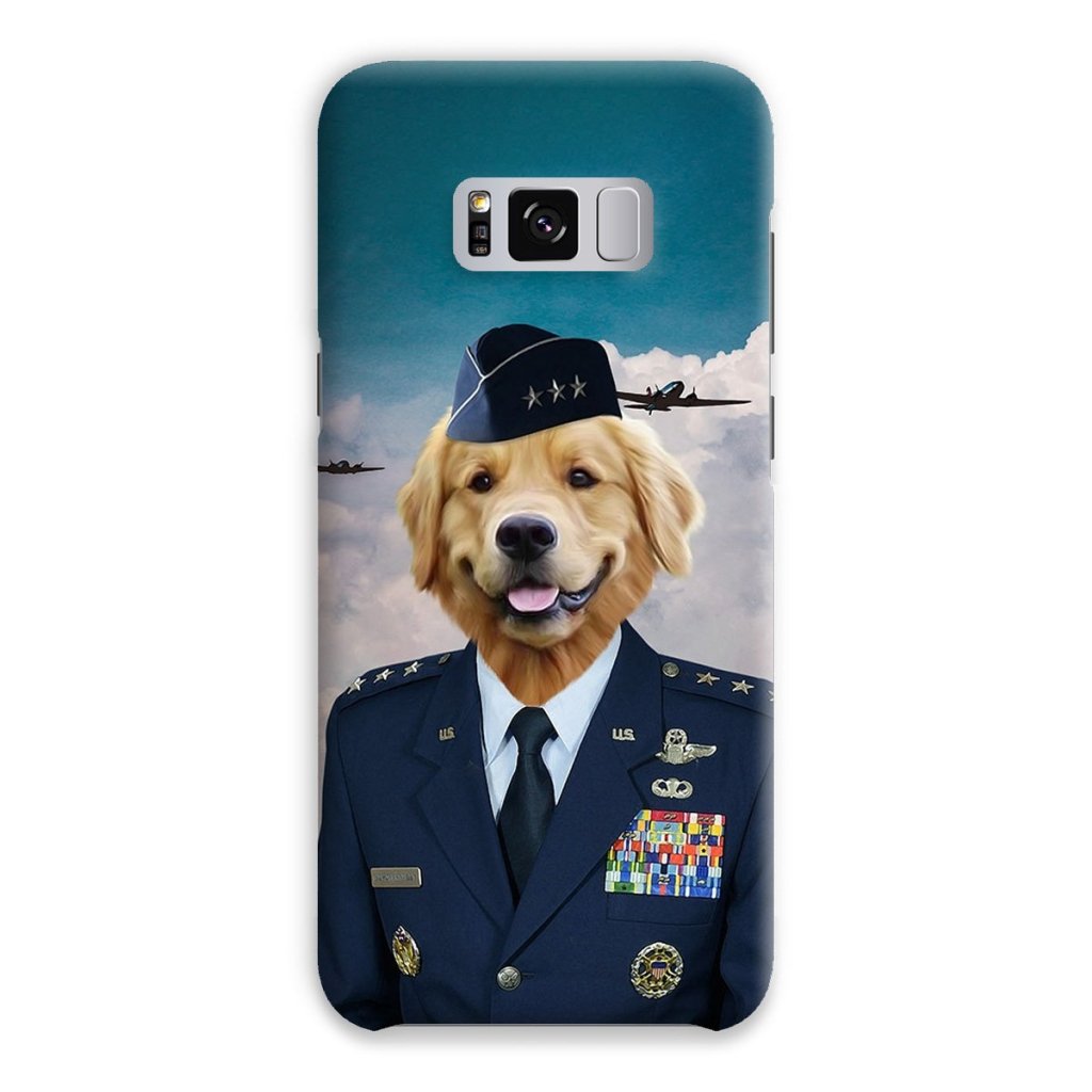Pet Portraits | The US Male Airforce Officer: Custom Pet Phone Case | Paw & Glory