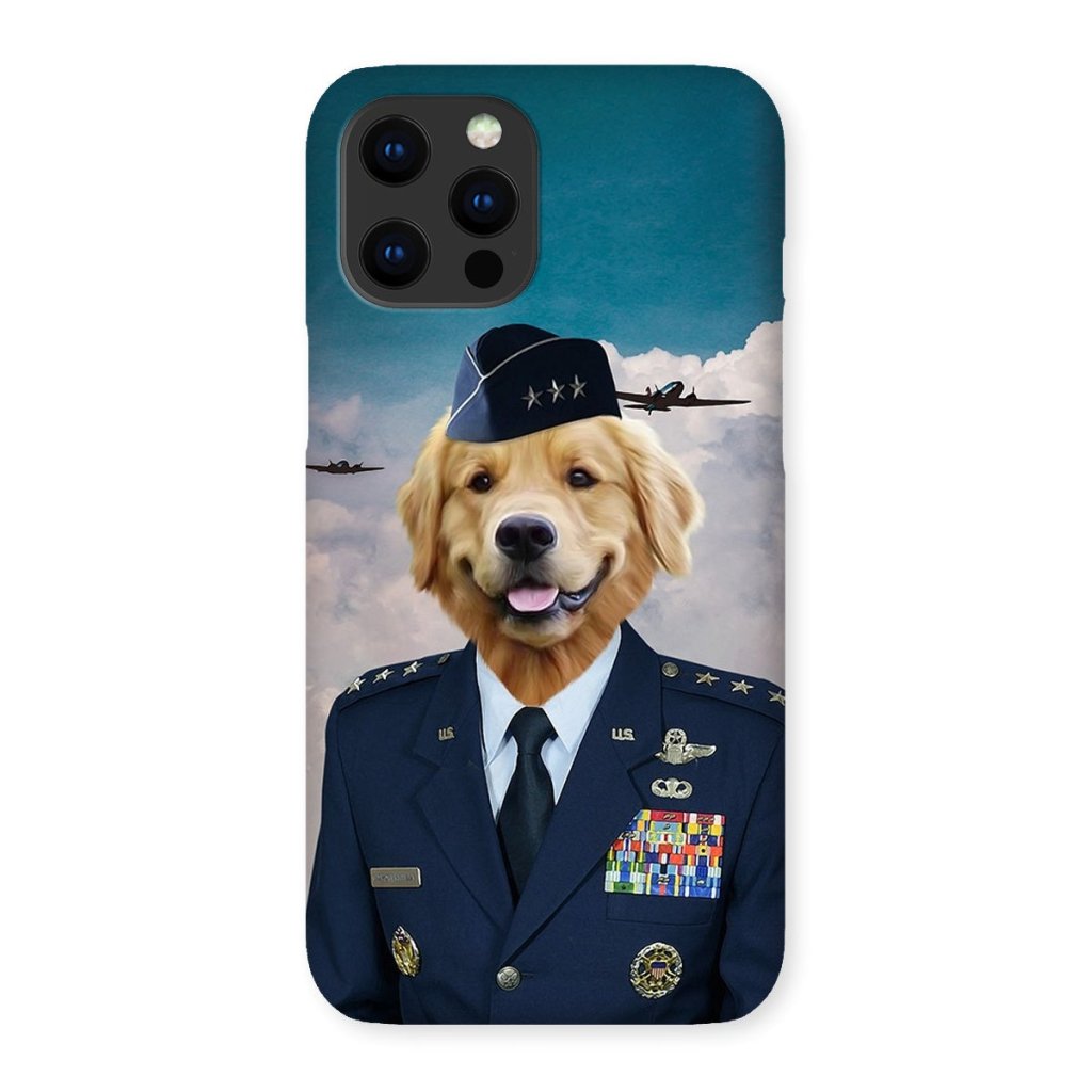 Pet Portraits | The US Male Airforce Officer: Custom Pet Phone Case | Paw & Glory